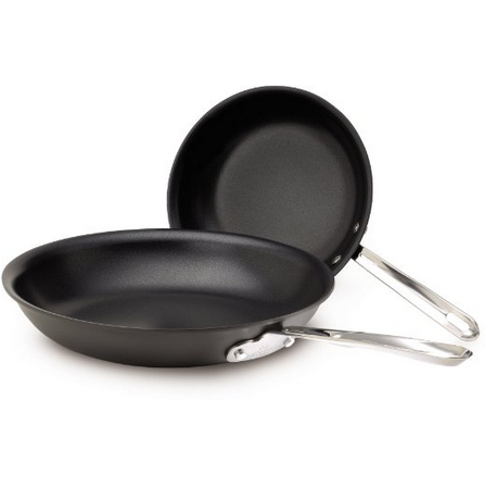 Emeril by All-Clad E919S264 Hard Anodized Nonstick Scratch Resistant 8-Inch and 12-Inch Fry Pan / Saute Pan Cookware Set, Black $31.26