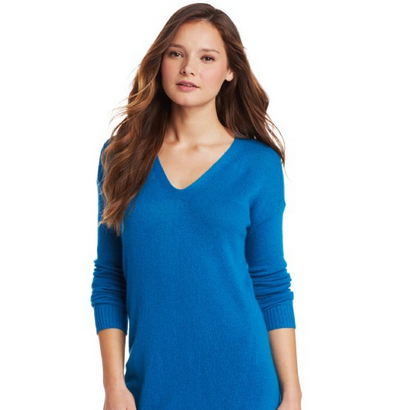 Christopher Fischer Women's 100% Cashmere V-Neck Tunic Sweater $60.00(70%off)  