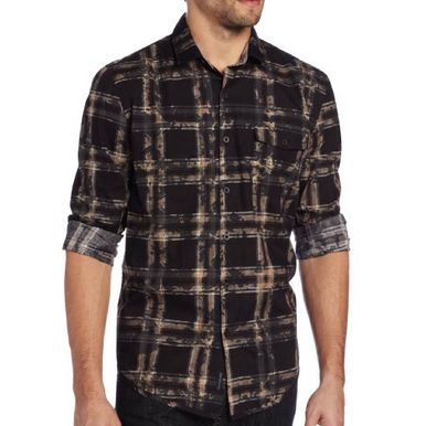 Calvin Klein Jeans Men's Lunar Plaid Woven Shirt $35.69	(55%off)  