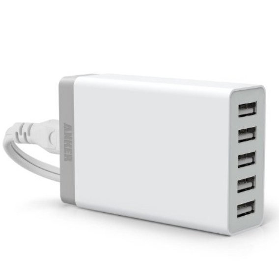 Anker 40W 5V / 8A 5-Port Family-Sized Desktop Charger $19.99 after using coupon code