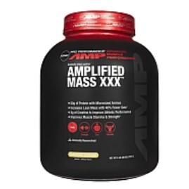 GNC Pro Performance AMP Amplified Mass XXX 顶级专业超强增肌蛋白粉6磅装（香蕉奶油口味）$45.00免运费