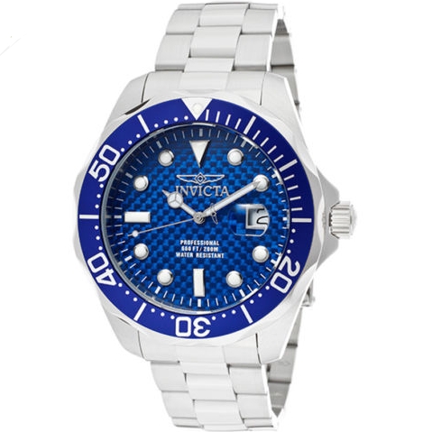 Invicta Watch 12563 Men's Pro Diver/Grand Diver Blue Dial Stainless Steel $59.99 FREE Shipping