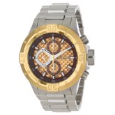 Invicta Men's 12371 Pro Diver Chronograph Gold Textured Dial Stainless Steel Watch $99.99 FREE Shipping