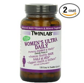 Twinlab Women's Ultra Daily Advanced Multi-Vitamin and Mineral, 120 Capsules (Pack of 2)  $25.08(54%off)