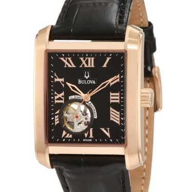 史低！Bulova寶路華 男士97A105 BVA系列 160 自動機械腕錶 特價$169.99