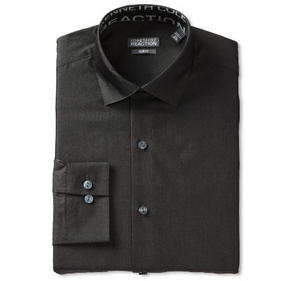  Kenneth Cole REACTION Men's Slim Fit Chambray Dress Shirt  $23.80(57%off)