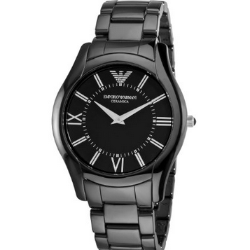 Emporio Armani 安普里奧·阿瑪尼 AR1440 男士黑色陶瓷手錶 特價$276.00