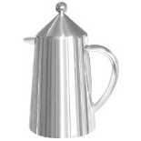 Francois et Mimi Double Wall French Coffee Press, Conical Top, Stainless Steel $9.97 FREE Shipping on orders over $49