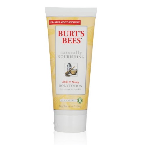 Burt's Bees小蜜蜂Body Lotion天然牛奶蜂蜜护肤乳，每支6oz，3支，原价$23.97，现售价$14.65，免运费