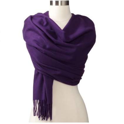 Amicale Women's Solid 100% Cashmere Wrap, only $55.00  , free shipping