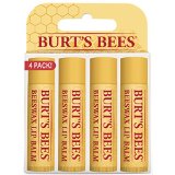 Burt's Bees 100% Natural Moisturizing Lip Balm, Original Beeswax with Vitamin E & Peppermint Oil – 4 Tubes, $7.89