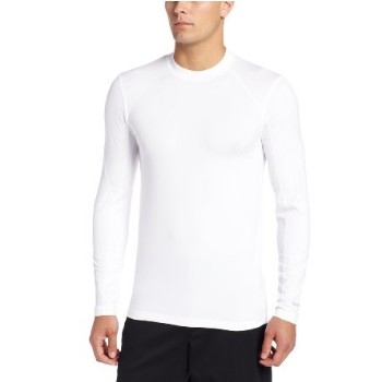 IZOD Men's Long Sleeve Slim Fit Solid Crew Neck Golf Shirt   $15.50