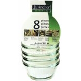Anchor Hocking Set of 4 6 Ounce Glass Custard Cups With Snap On Lids $6.69 FREE Shipping on orders over $49