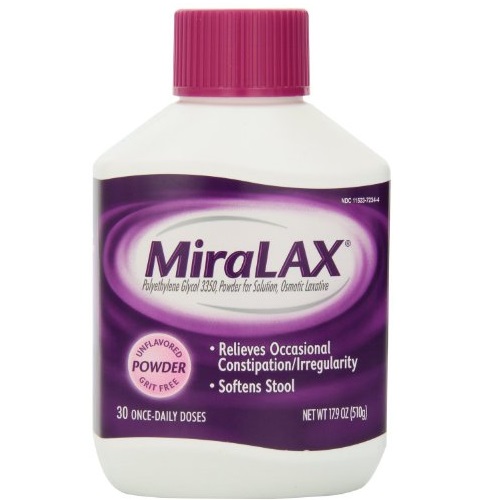 防便秘良药！MiraLAX laxative powder, 30个剂量！原价$29.71，现仅售$16.04 