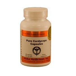 Aloha Medicinals Inc Pure Cordyceps, 90 capsules per bottle, 525 mg(Pack of 3)  $27.49