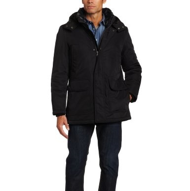 斷碼甩賣！Dockers男式帶風帽保暖服，原價$240.00，現僅售$43.06，免運費 （僅有L碼）