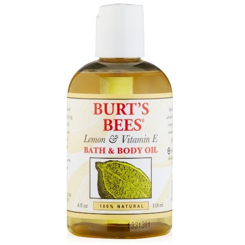 Burt's Bees 100% Natural Lemon and Vitamin E Body and Bath Oil, 4 Ounces, only  $2.13 free shipping