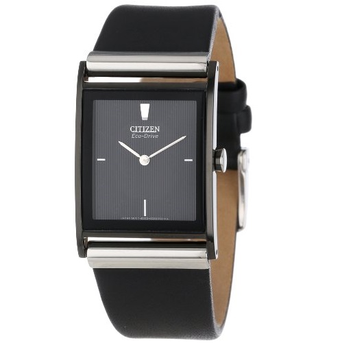 Citizen Men's BL6005-01E Eco-Drive Black Ion-Plated Leather Strap Watch, only$83.99, free shipping