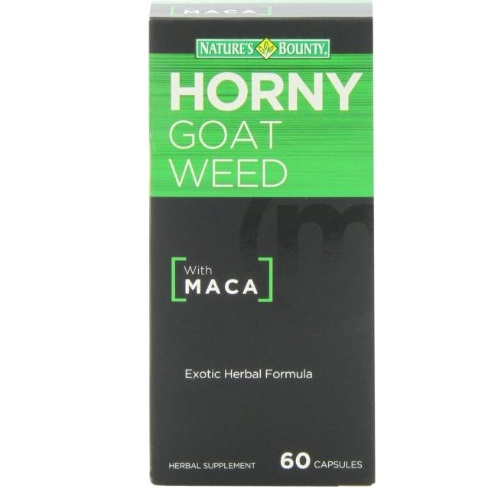 Nature's Bounty Horny Goat Weed with Maca, 60 Capsules (Pack of 2), only $17.89, free shipping