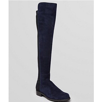 Bloomingdale's-Only $458.5 for Stuart Weitzman Over The Knee Stretch Suede Tall Boots 5050!