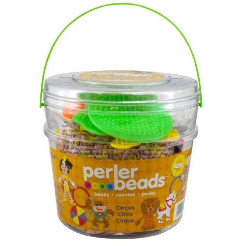 幼兒益智玩具：PERLER BEADS拼拼豆豆套裝，包括8000個豆豆，原價$16.99，現僅售$5.99 