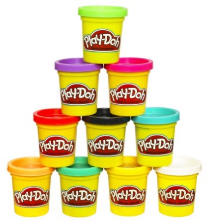 宝宝最爱！Play-Doh培乐多彩泥/橡皮泥益智玩具 10色装，原价 $9.99，现仅售$4.99