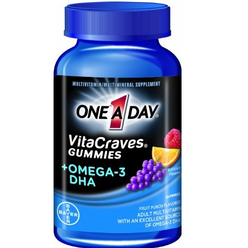 ONE A DAY VitaCraves Gummies plus Omega-3 DHA, only $7.12, free shipping