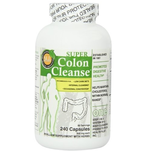 排毒清腸！Health Plus Super Colon Cleanse超級清腸纖維素，240粒，原價$19.99，點擊Coupon后僅售$8.84，免運費