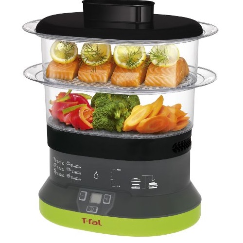 T-fal VC133851 Balanced Living Compact 4-Quart 2-Tier Electric Food Steamer, Black $28.99  FREE Shipping on orders over $49