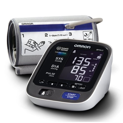 Omron 10 Plus Series Upper Arm Blood Pressure Monitor with ComFit Cuff, only $62.88, free shipping