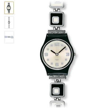Swatch 斯沃琪 LB160G棋局人生不鏽鋼女式手錶   $48.95