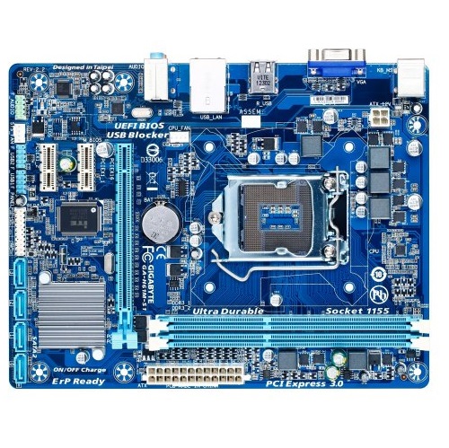 Gigabyte LGA1155 Intel H61 Express Micro ATX DDR3 1600 Motherboards GA-H61M-S, only $44.49, plus $10 mail-in-rebate