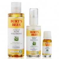 Burt's Bees Natural Acne Solutions Regimen Kit, 3 Step Acne Treatment - Gel Cleanser, Daily Moisturizer and Targeted Spot Treatment , only $21.00