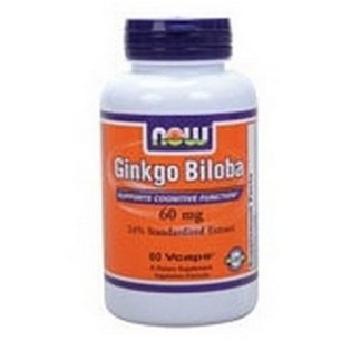Now Foods Ginkgo Biloba 60 mg, 60 caps 3 packs  $11.99