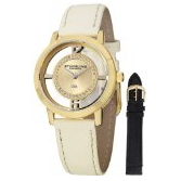 Stuhrling Original斯圖靈388L2.SET.02女士Winchester Tiara 23黃色鍍金不鏽鋼和施華洛世奇水晶手錶+另贈錶帶$69.73 免運費