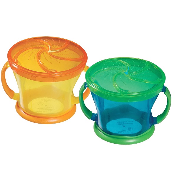 Munchkin Two Snack Catchers, Colors May Vary, only $4.02