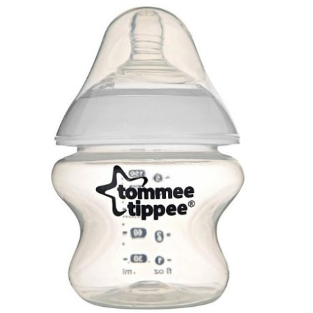 Tommee Tippee 汤美天地母乳自然 感温防胀气宽口奶瓶  5oz   $6.49 
