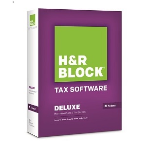H&R Block Tax Software 2013 Deluxe, only $24.99 