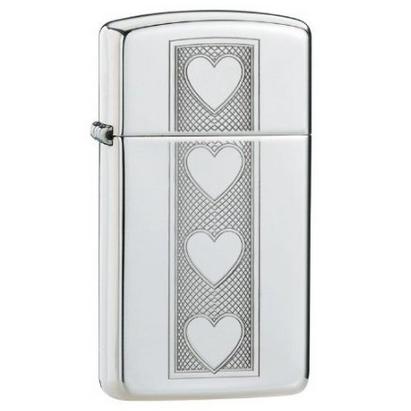 史低價！Zippo芝寶 Heart心形圖案防風打火機，原價$25.95，現特價僅售$14.89