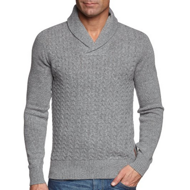 Ben Sherman Men's Shawl Collar with Cable Texture Woven $39.00(70%off) FREE Shipping