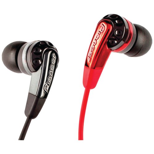 Pioneer SE-CL721-K Headphones, Black/Red $16.58