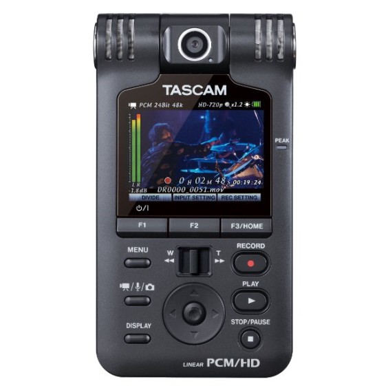 TASCAM DR-V1HD HD高清视频录音笔$97.99 免运费
