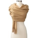 Amicale Women's Solid 100% Cashmere Wrap $74.58 FREE Shipping