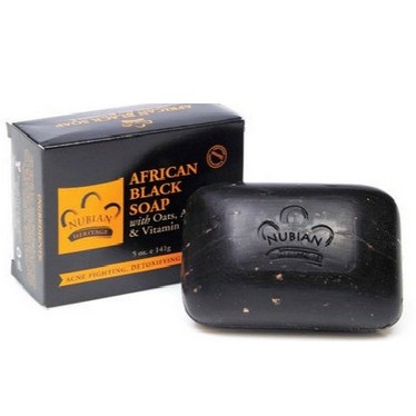 Nubian Heritage 努比亞有機非洲黑皂5oz（6塊裝） $17.23