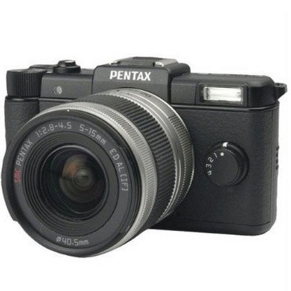 Pentax Q Black Kit w/ 02 Standard Zoom Lens $199.99