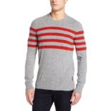 Ben Sherman Men's Crew-Neck Sweater with Two-Colour Stripe Placement $24 FREE Shipping on orders over $49