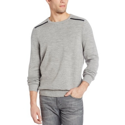 Kenneth Cole Men's Panel Stich Crew-Neck Sweater $41.59 FREE Shipping