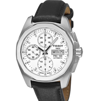 Tissot Men's T0084141603100 PRC 100 White Chronograph Dial Watch  $599.00(56%off) + Free Shipping 