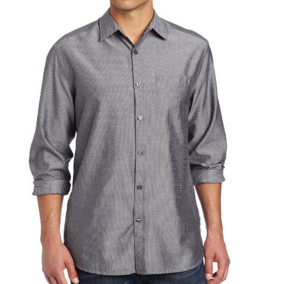 Kenneth Cole Men's Irridescent Dobby Shirt $21.52(69%off)  