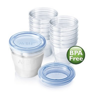 Philips Avent 10 Pack BPA Free Breast Milk Storage Starter Set, Clear, 6 Ounce $8.87 (41%off) 